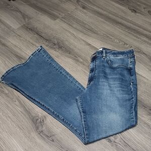 EUC Hudson Heidi High Rise Flare Bubbly Jeans